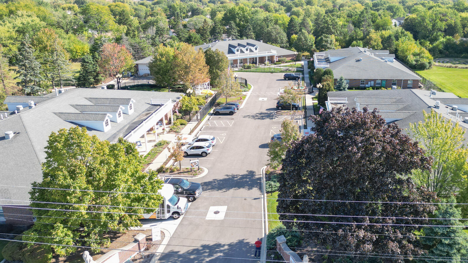 Aerial View of The Auberge at Lake Zurich 2