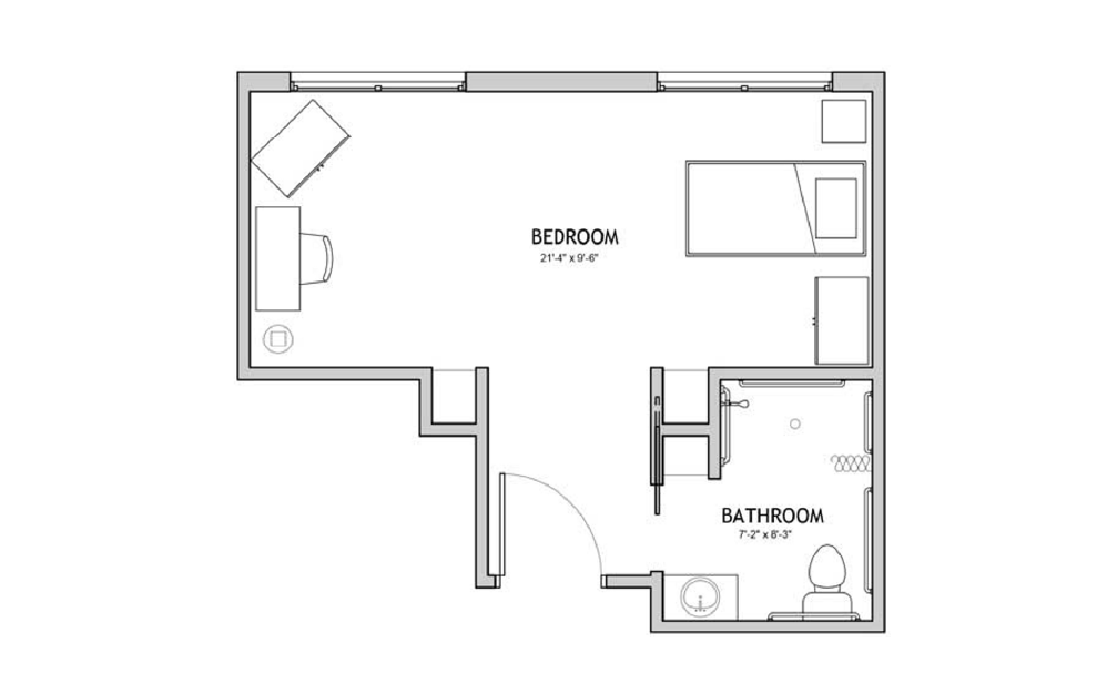 1-Bed / 1-Bath
