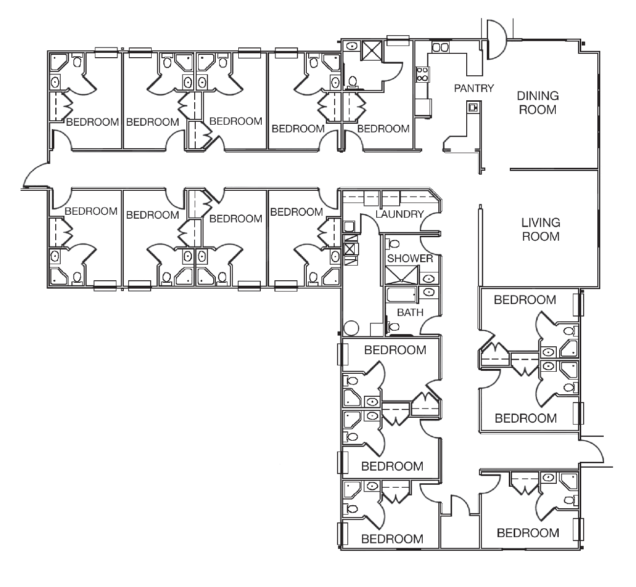 Residential Community Floor Plan