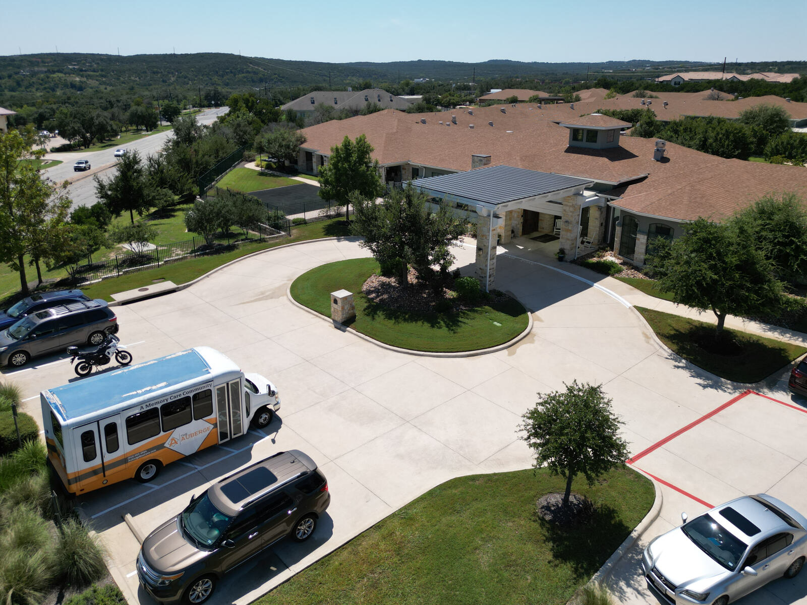 BFront Driveway Aerial