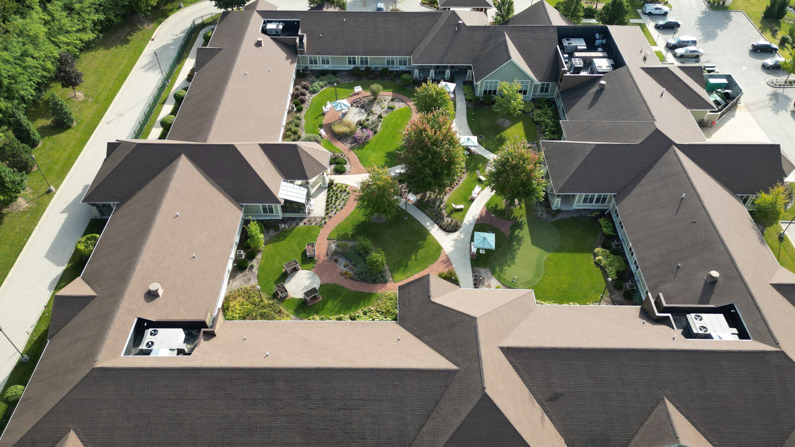 Aerial View of Courtyard 2