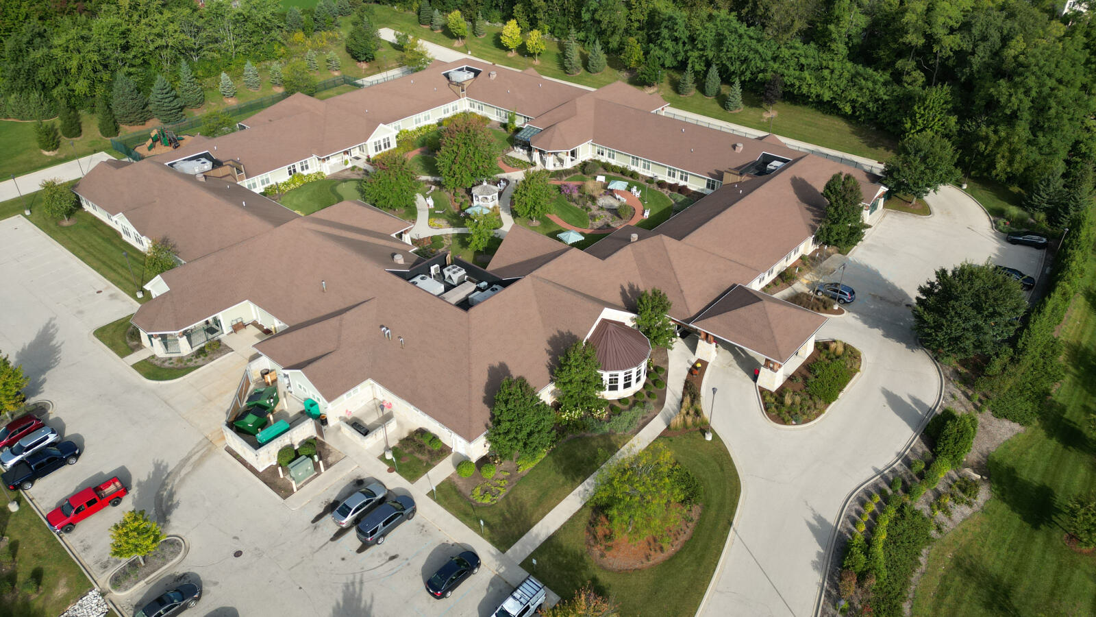 Aerial View of Community