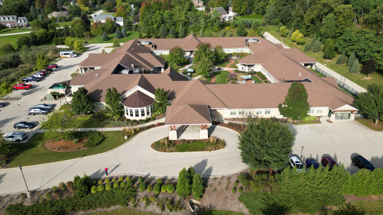 Aerial View of The Auberge at Brookfield