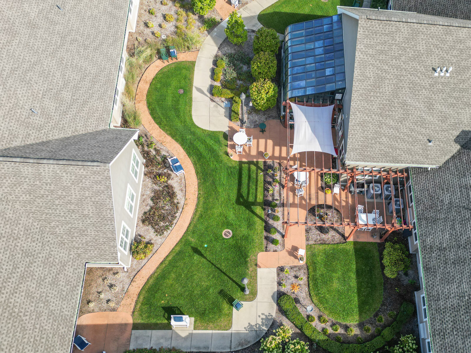 Aerial View of the Courtyard 3
