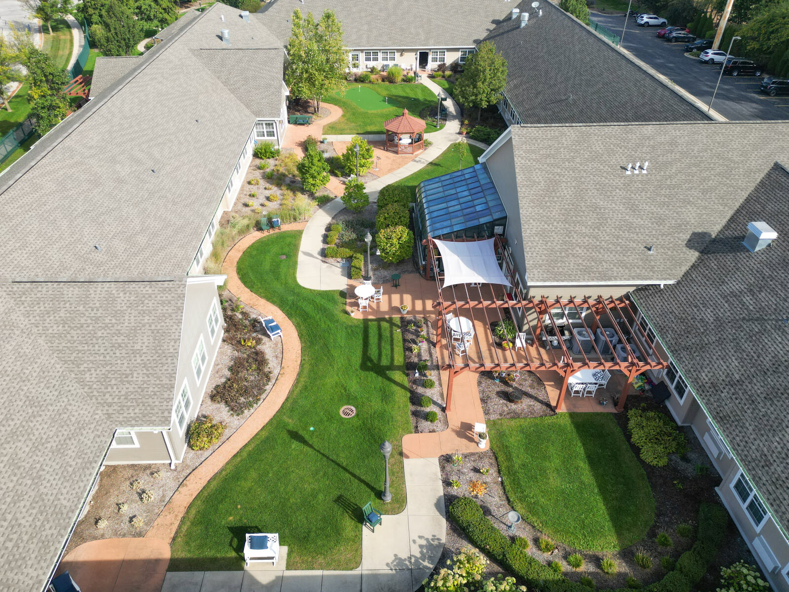 Aerial View of the Courtyard 1